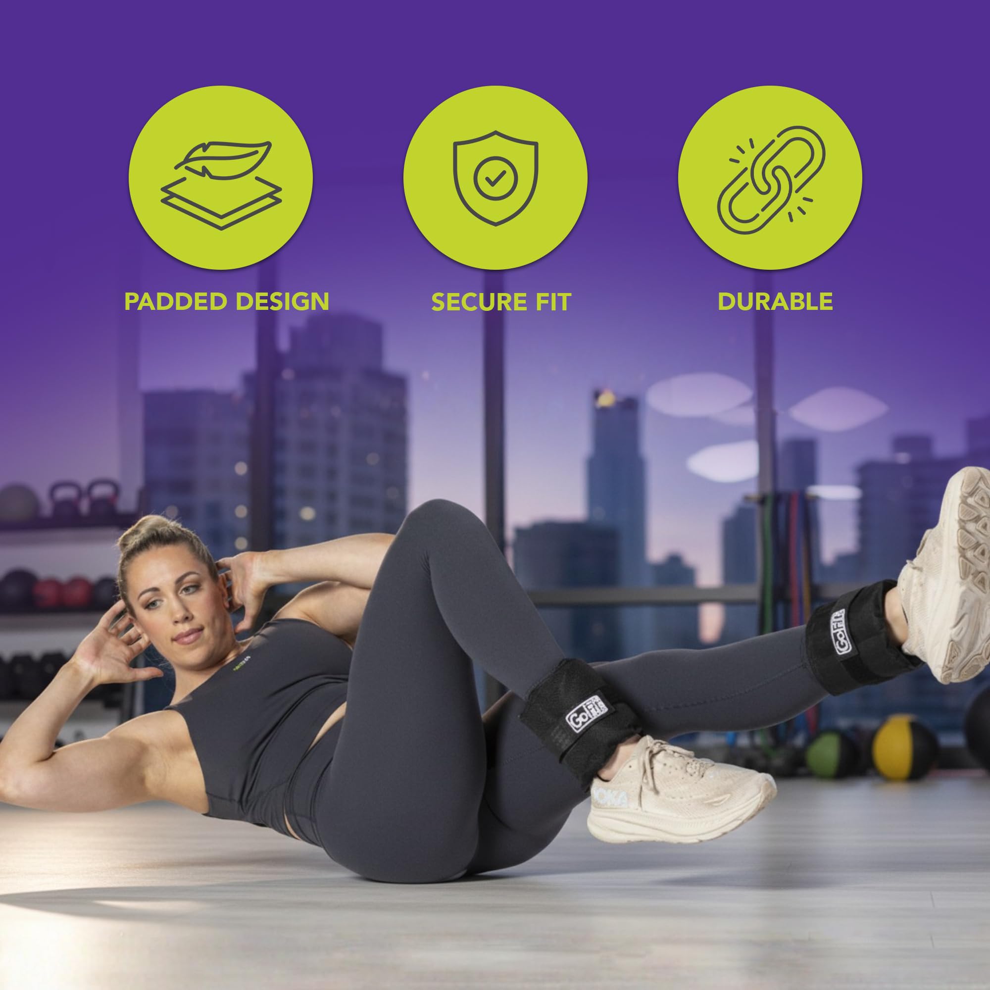 Adjustable Ankle Weights by GoFit - Image 4