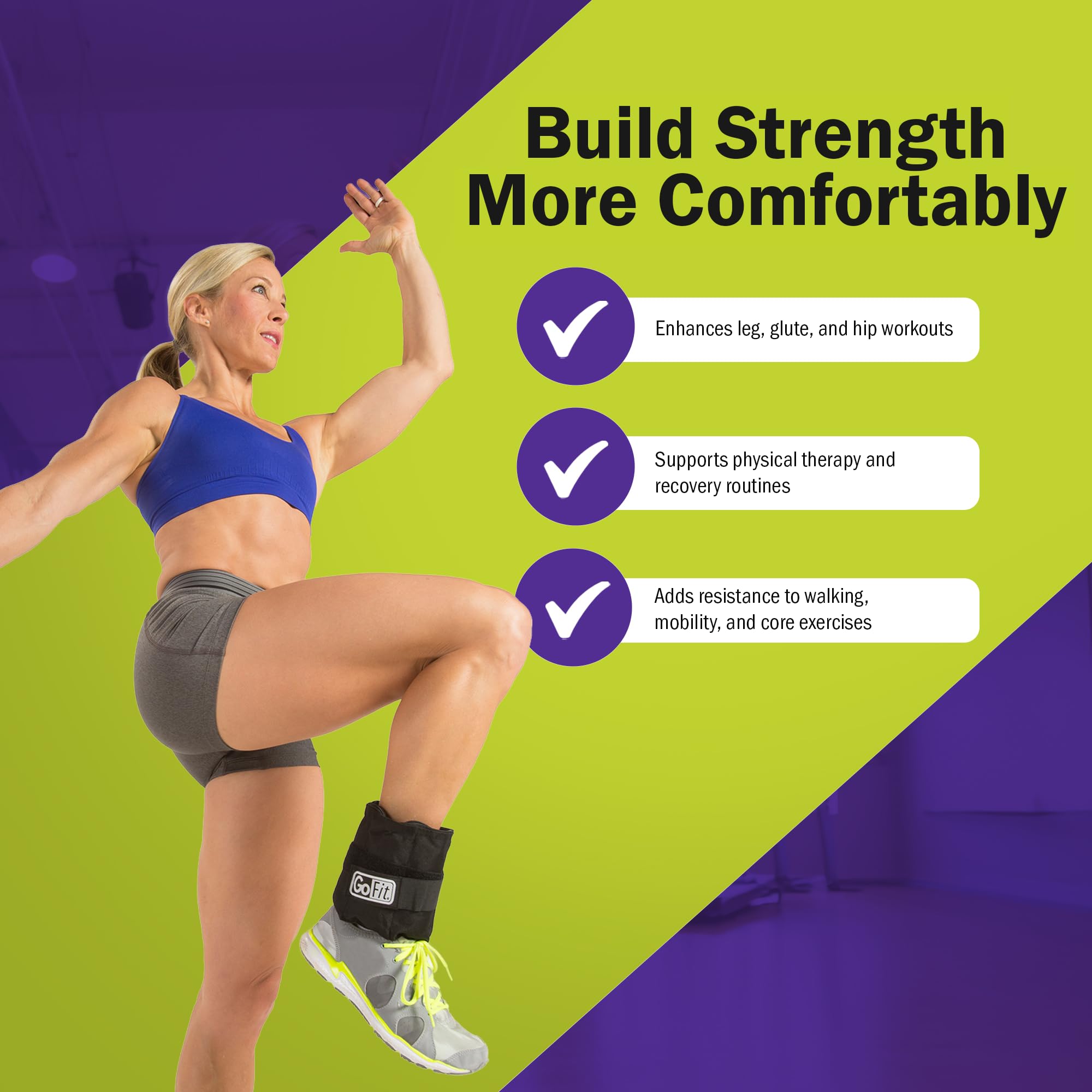 Adjustable Ankle Weights by GoFit - Image 5