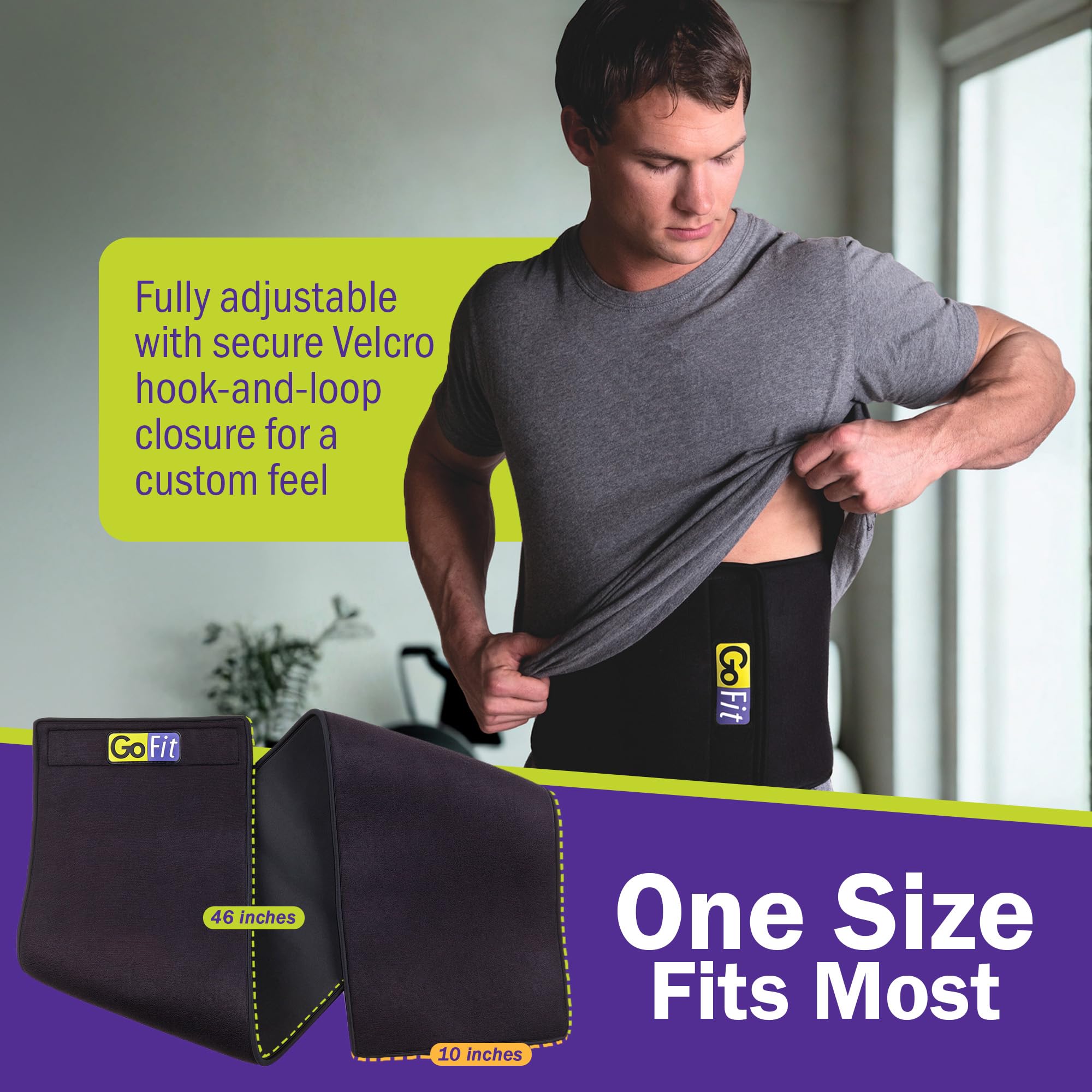 GoFit Double Neoprene Waist Trimmer - Image 3