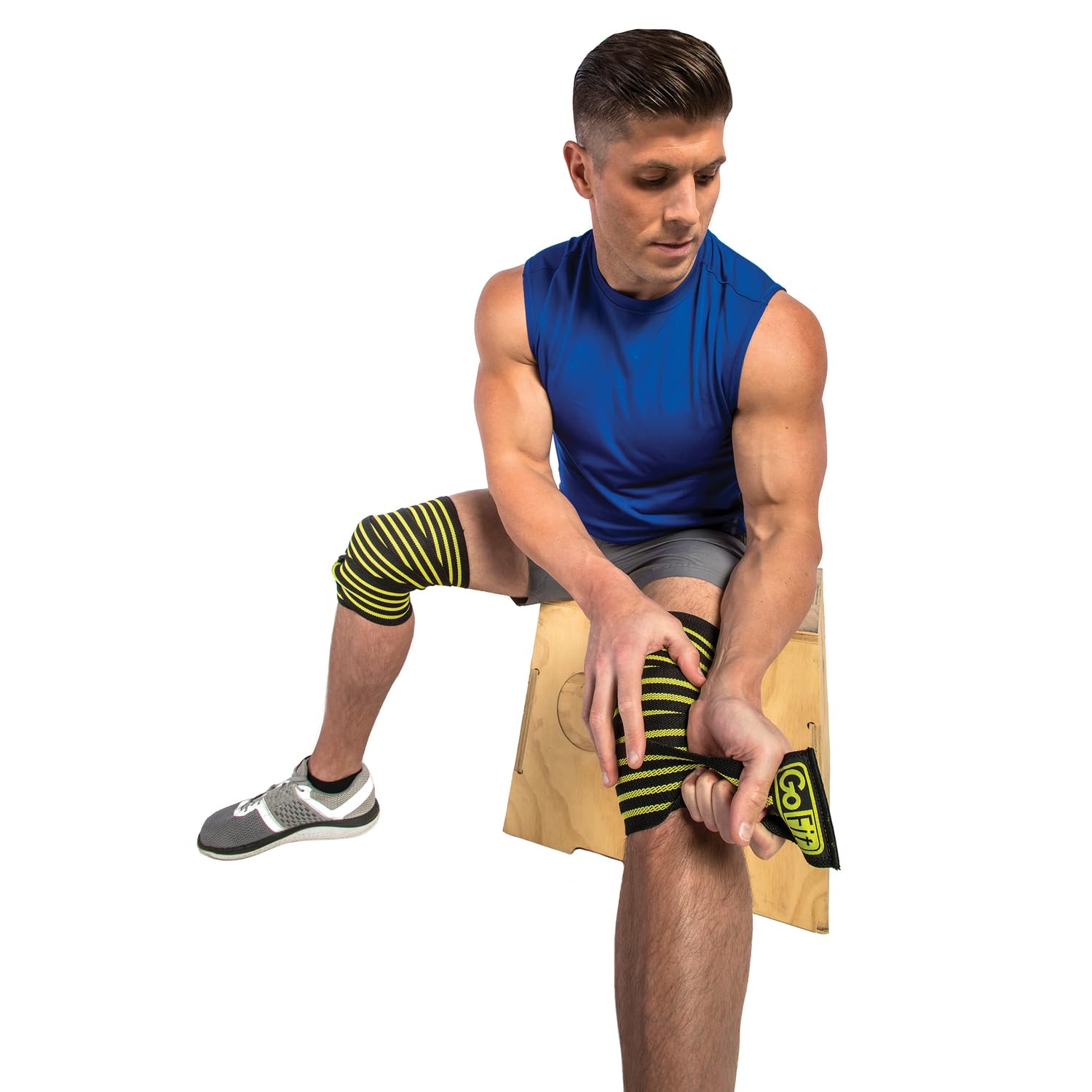 GoFit GF-UPKW Ultra Pro Knee Wraps, 2 Count - Image 7