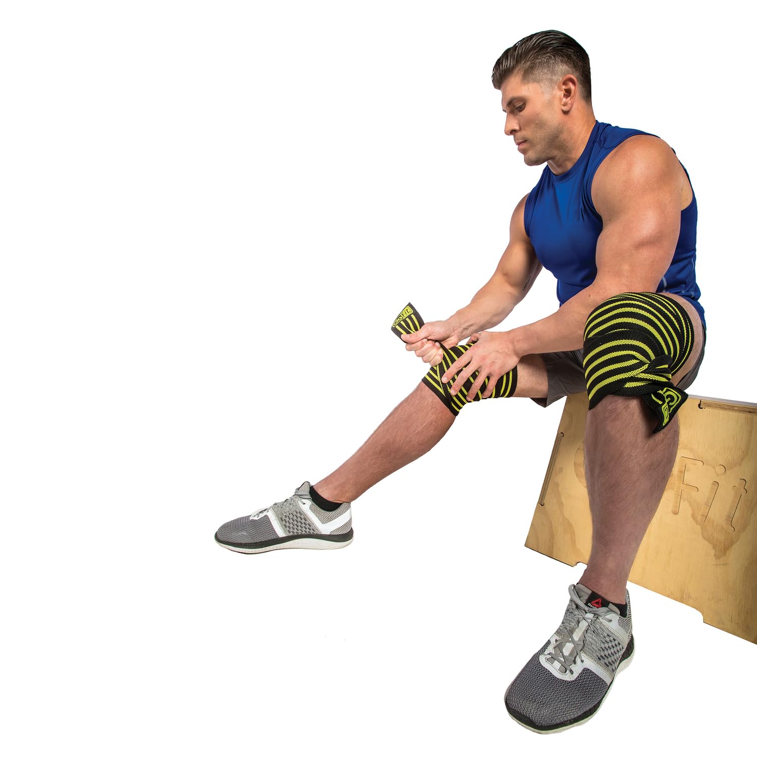 GoFit GF-UPKW Ultra Pro Knee Wraps, 2 Count - Image 8