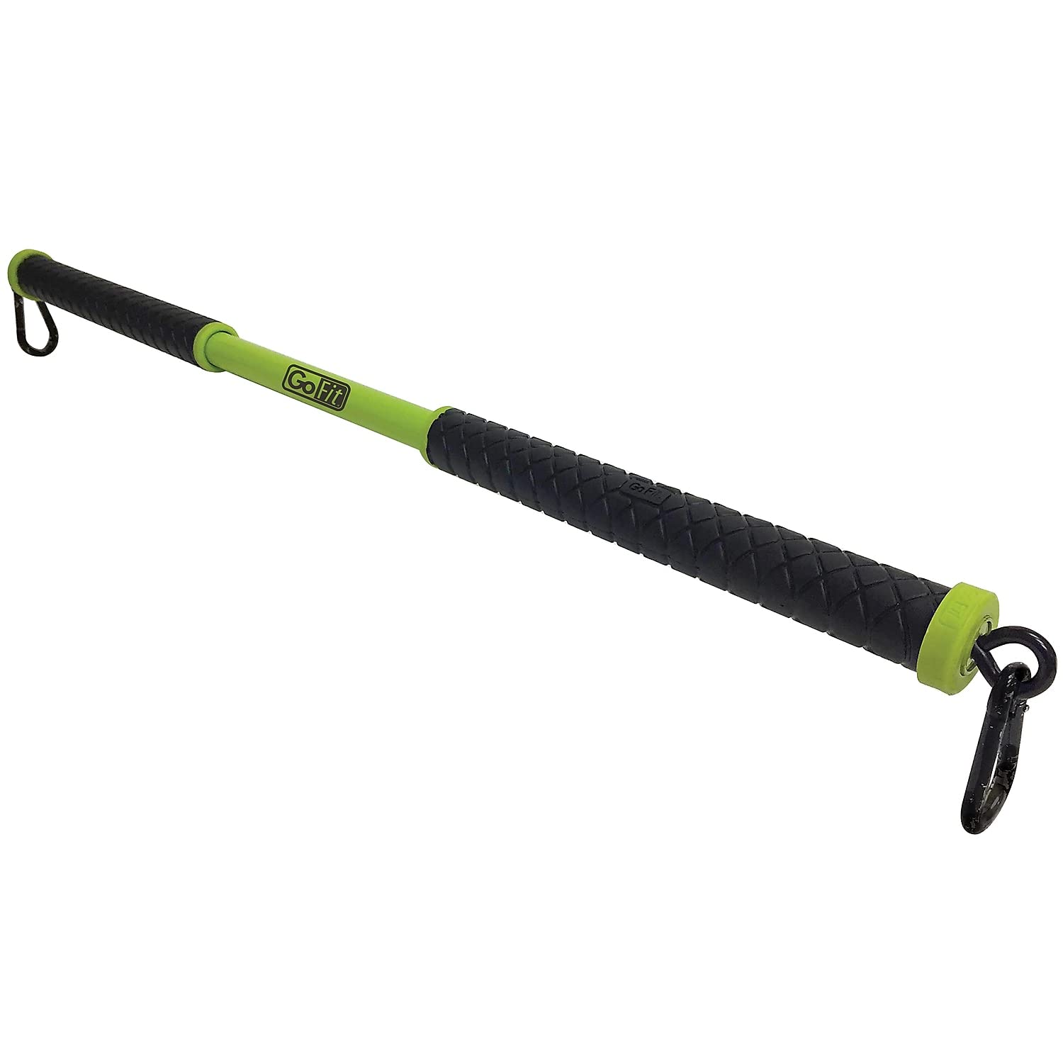 GoFit RAB Resist-A-Bar – Workout Resistance Band Bar for Home Gym, Portable Exercise Equipment, Black/Green, GF-RAB - Image 5