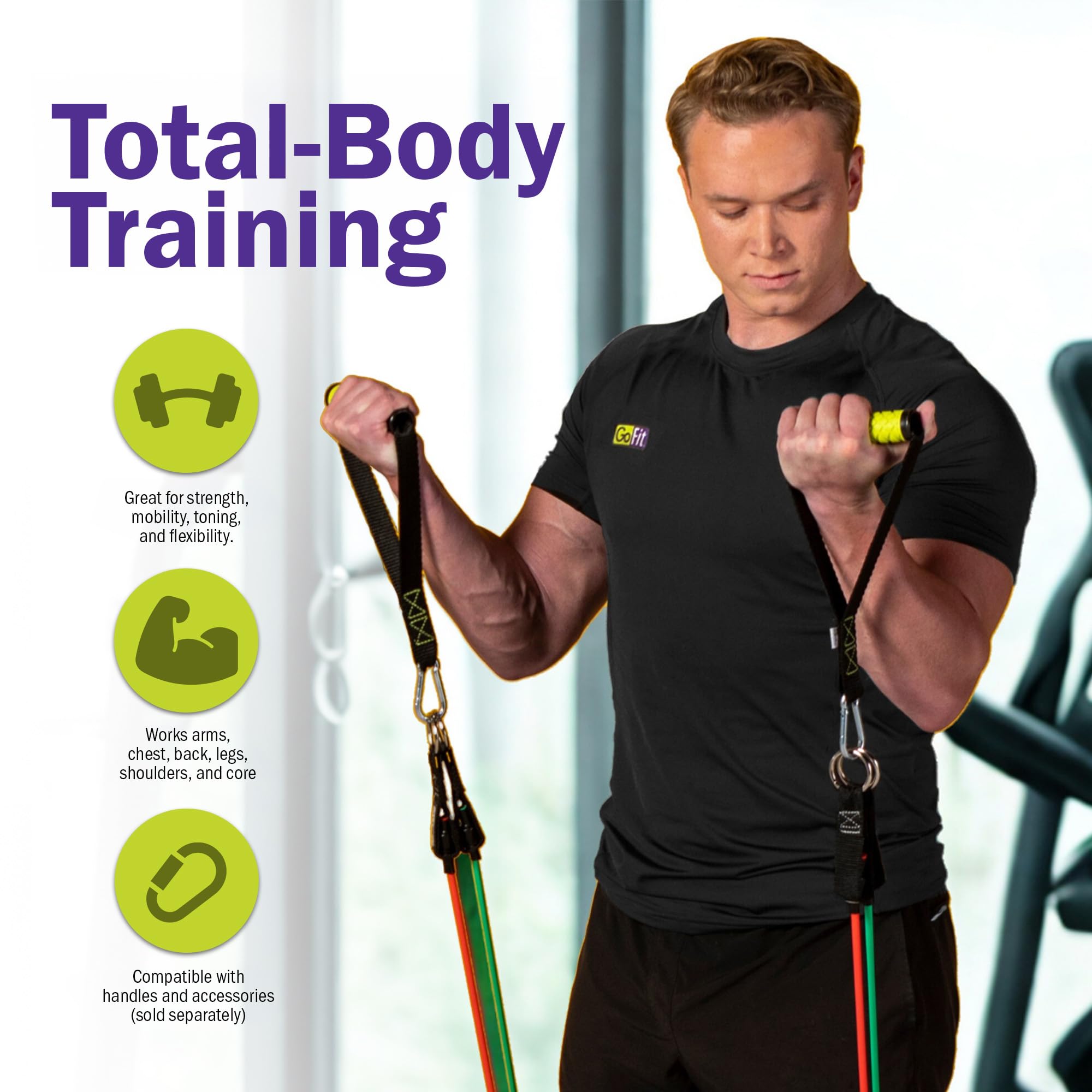 GoFit Resistance Training Power Tubes - Image 3