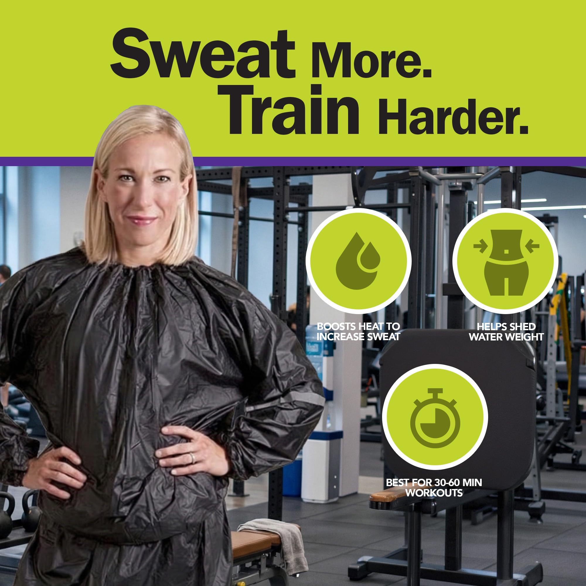 GoFit Unisex Thermal Sweat Suit - For Training, Weight Loss, and Exercise - Image 6