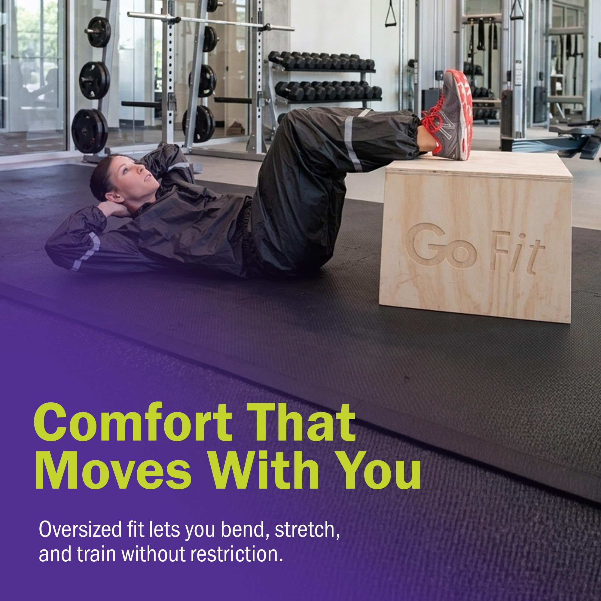 GoFit Unisex Thermal Sweat Suit - For Training, Weight Loss, and Exercise - Image 7